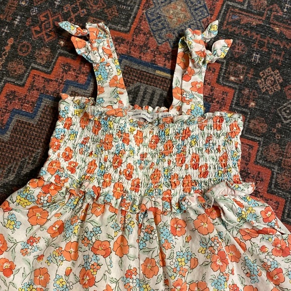 Janie and Jack Floral Romper 18-24 Months with Snap Bottom and Liner Toddler - Picture 2 of 4
